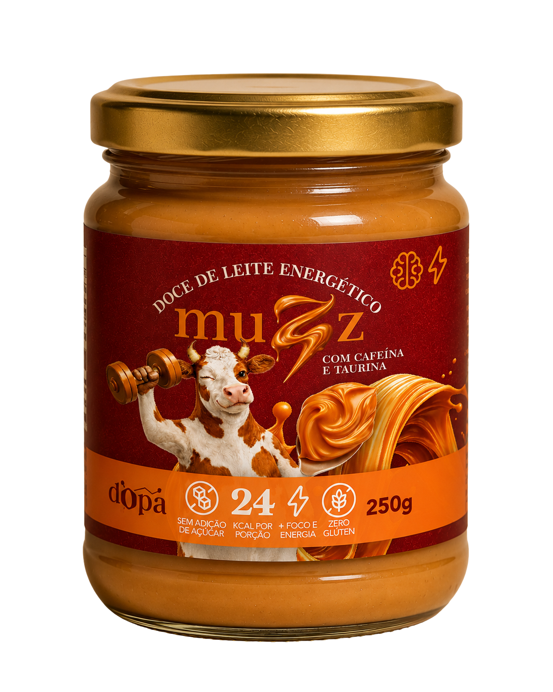 MUZZ | Doce de Leite Energético - Sabor e Energia